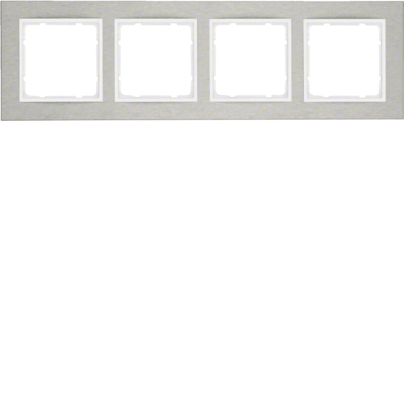 FRAME 4F HORIZ.B. S.STEEL/WHITE