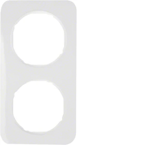 hager Frame 2f white