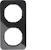 hager Frame 2f black