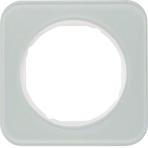 hager Ram 1f vit glas