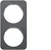 hager Frame 2f skiffer/white