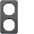 hager Frame 2f skiffer/black