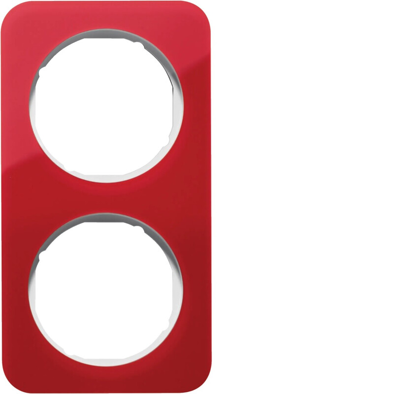 FRAME 2F TRANSP. RED/WHITE