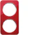 hager Frame 2f transp. red/white