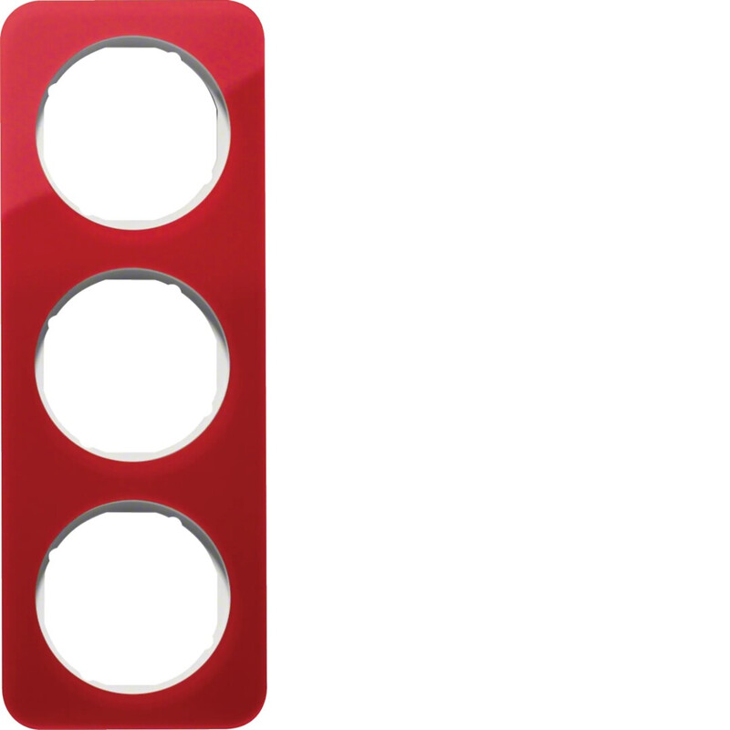 FRAME 3F TRANSP. RED/WHITE