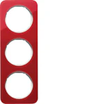 FRAME 3F TRANSP. RED/WHITE