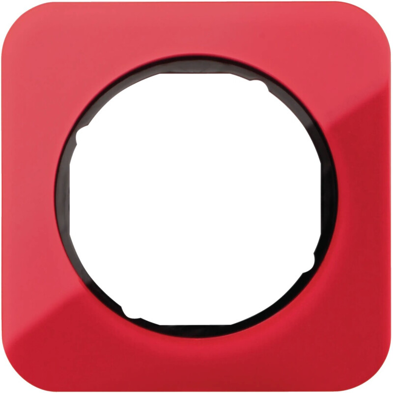 FRAME 1F TRANSP. RED/BLACK