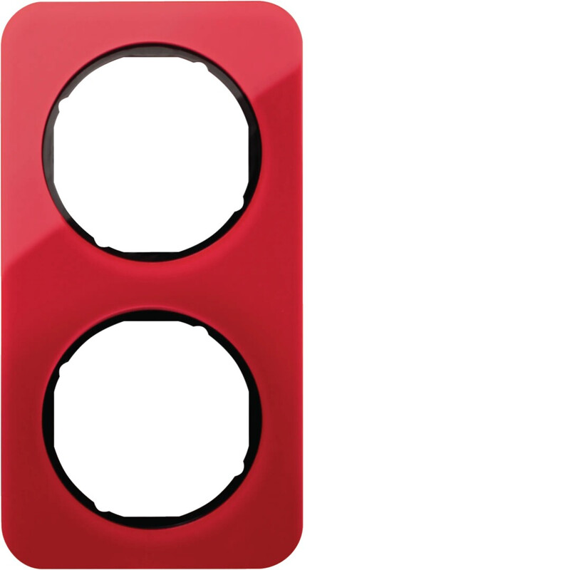 FRAME 2F TRANSP. RED/BLACK