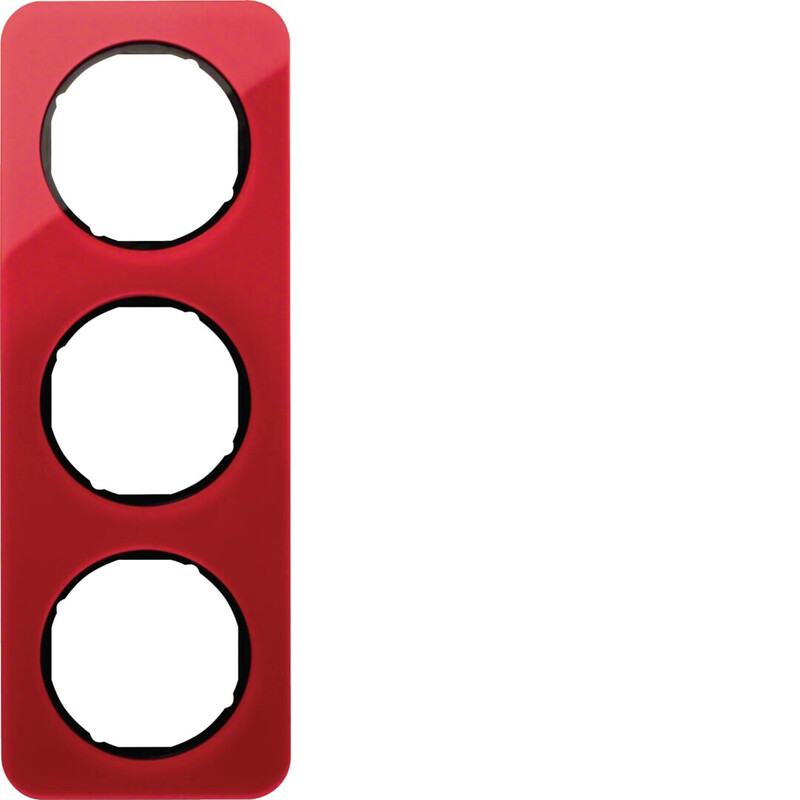 FRAME 3F TRANSP. RED/BLACK