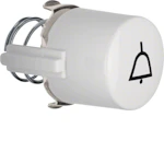 KNOPP TRYCKKN.LAMPA P-VIT,BLNK.SYM