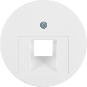 hager Centre plate dataoutl. 4586 white