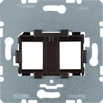 CENTRUMPLATTA 2f svart adapterram