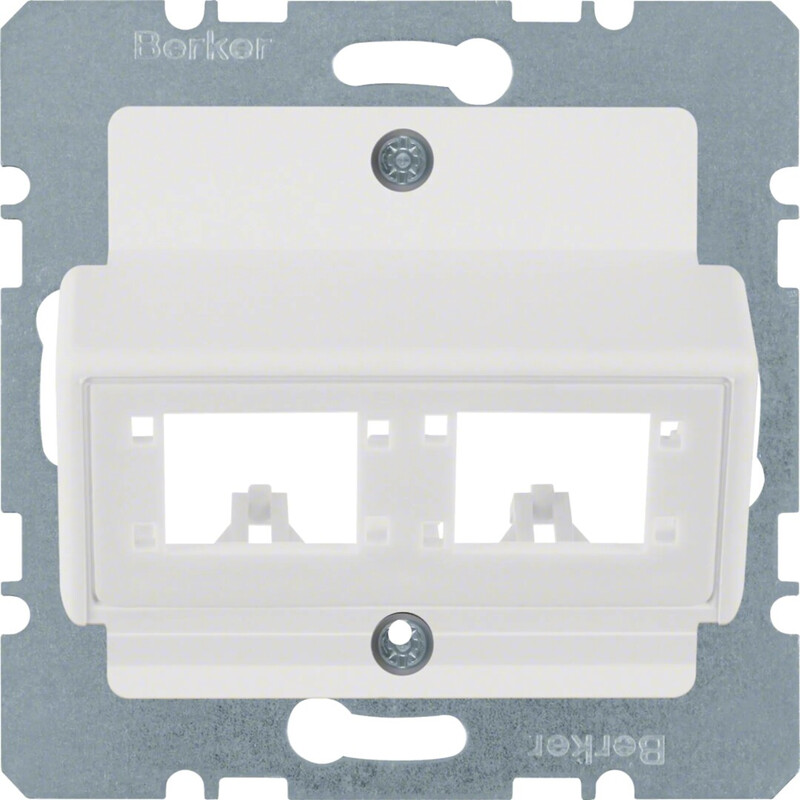 CENTRUMBRICKA 2xRJ45 R&M mod. vit