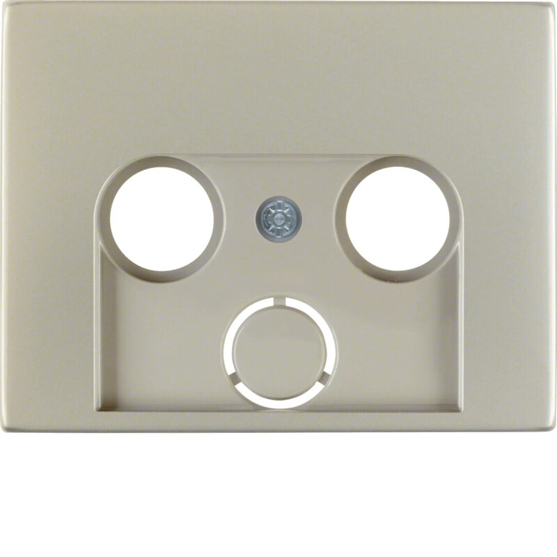 hager Centre plate ant. tv+r(+sat) rst