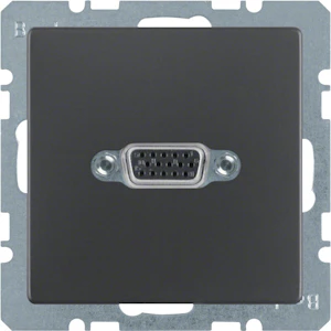 hager Vga socket outlet vga 15p d ukr ant