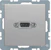 hager Vga socket outlet vga 15p d ukr alu