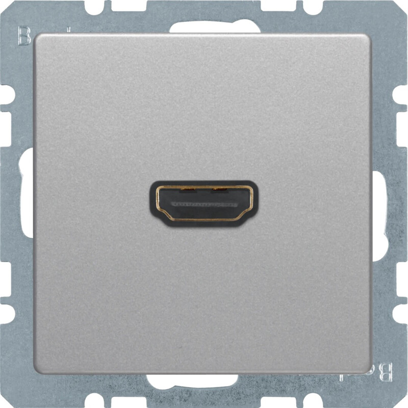 AV-RASIA HAGER HDMI V1.3 TYPEA UK ALU