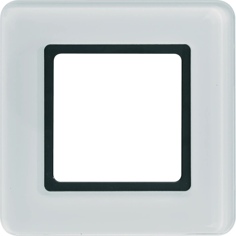 hager Ram q.7 1f. f. led-ljusenhet glas vit