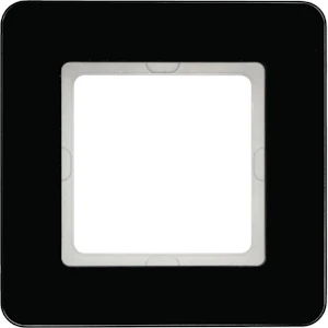 hager Frame q.7 1-f. glass black