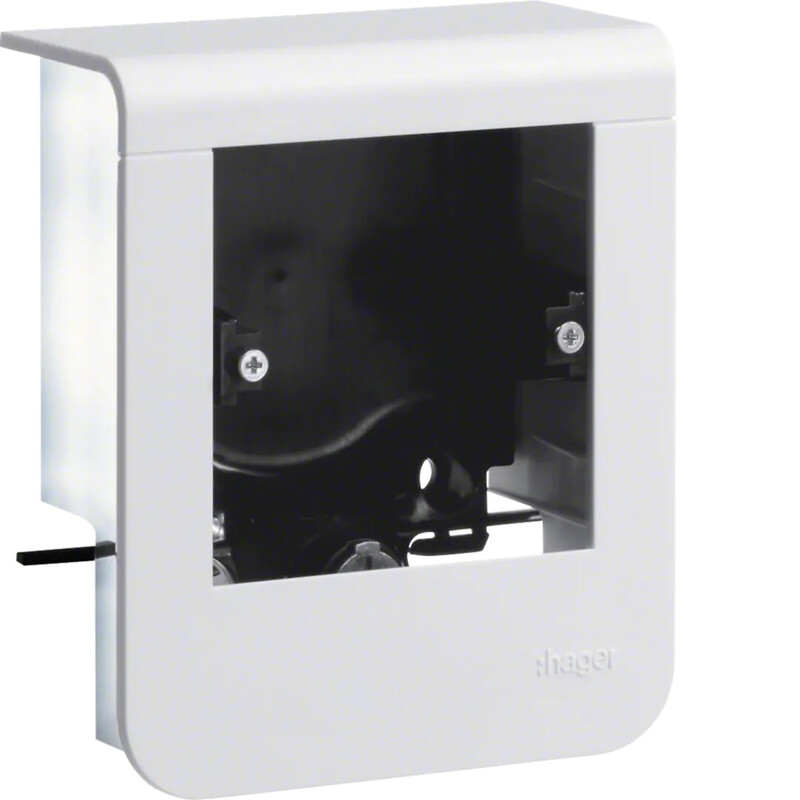 SKIRTING OUTLET BOX TEHALIT.SL SL20055 F. STARD. WA WHITE