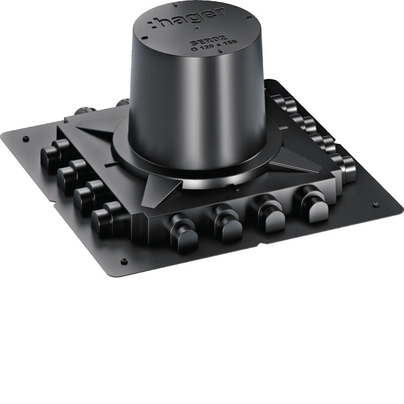 hager Casting mold lara r02 h 155mm black
