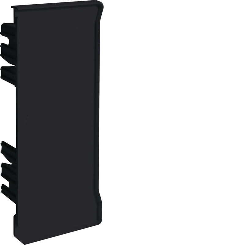hager End plate tehalit  gbd gbd501316 hf gbd(a) 56x134 blk