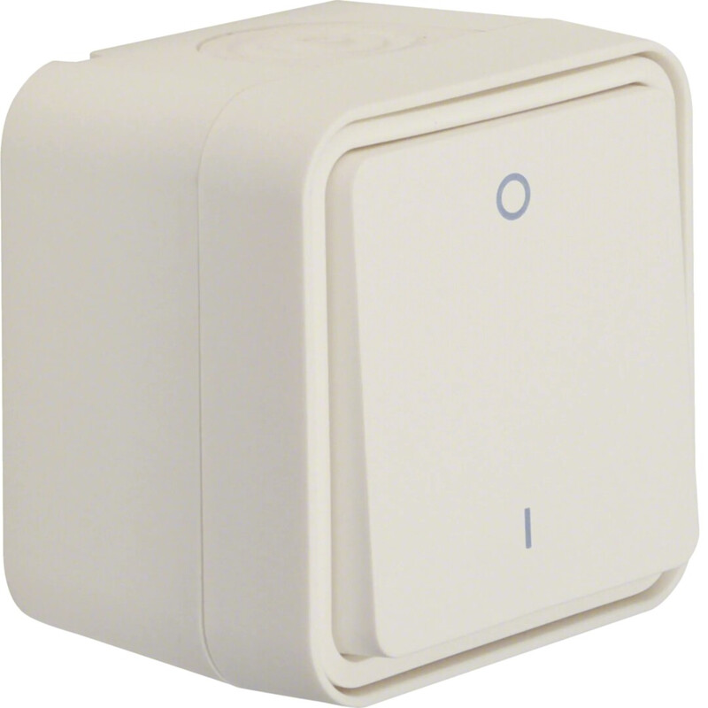 SWITCH 2/10A/250V/IP55 PPJ WHITE