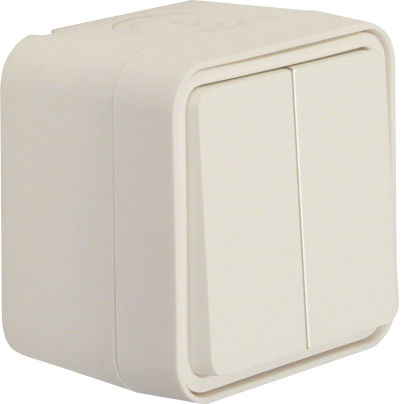 ROCKER PUSH BUTTON 5/10A/250V/IP55 PPJ WHITE
