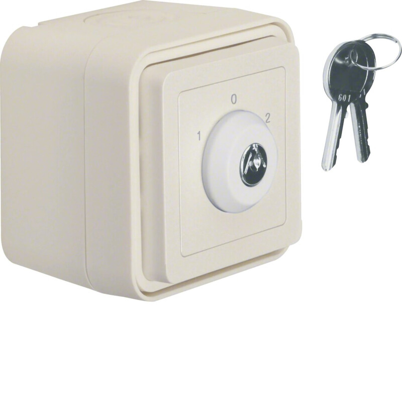 SWITCH 5/10A/IP55 CURT. KL PPJ WHITE