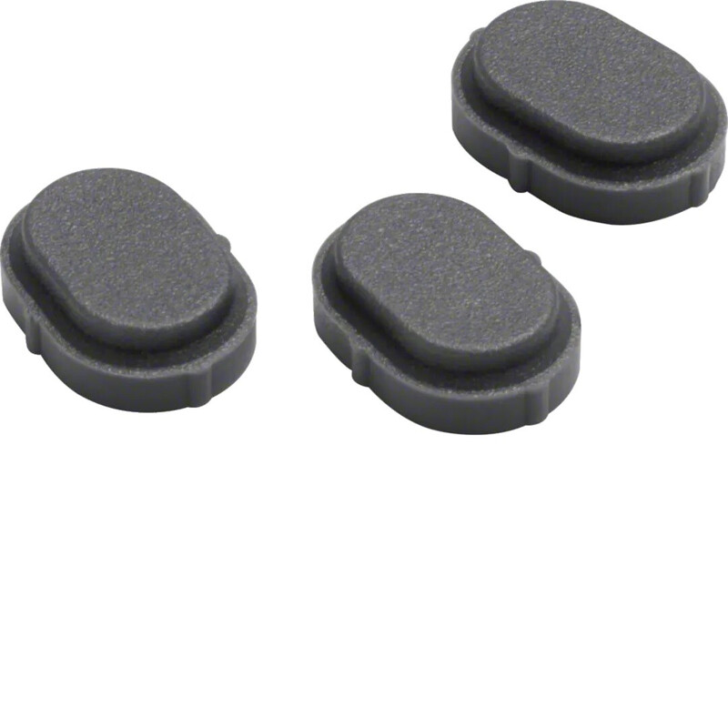 ENTRY PLATE F. FIXING HOLES. 4PC GRAY