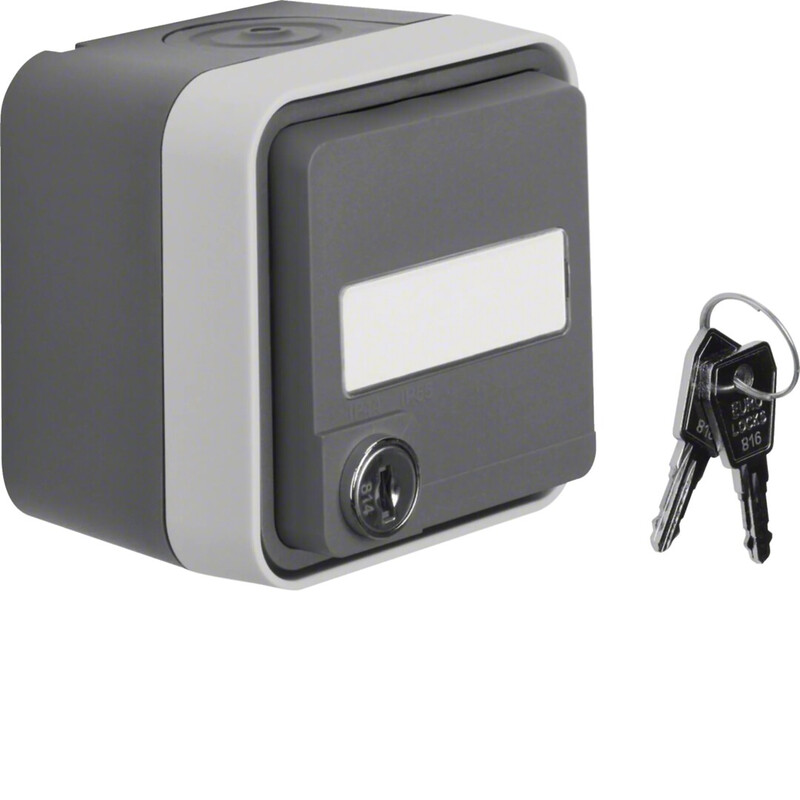 SOCKET OUTLET 1S/16A/IP55 KL/MS PPJ GRAY