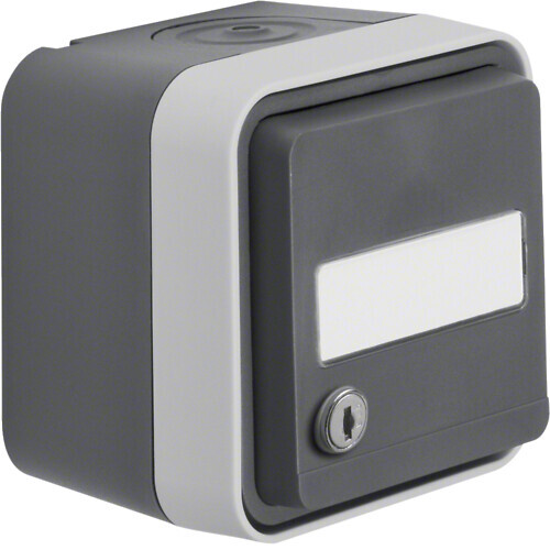 SOCKET OUTLET 1S/16A/IP55 KL/MS PPJ GRAY