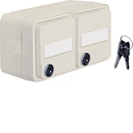 SOCKET OUTLET 2S/16A/IP55 KL/MS PPJ WHITE
