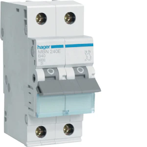 hager Automatsäkring mbn240e 2x40a b-karakt. 6ka