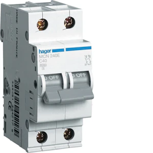 hager Automatsäkring mcn240e 2x40a c-karakt. 6ka