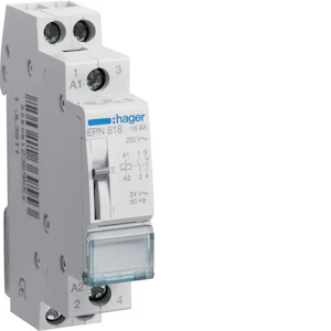 hager Sysäysrele hager epn518 1a+1s 16a 24vac/12vdc