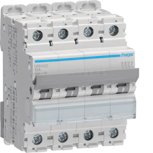 hager Automatsäkring nrn402 4x2a kurv c 25ka