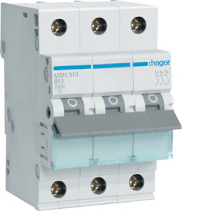 hager Dvärgbrytare mbn313e 3x13a kurv b 6ka