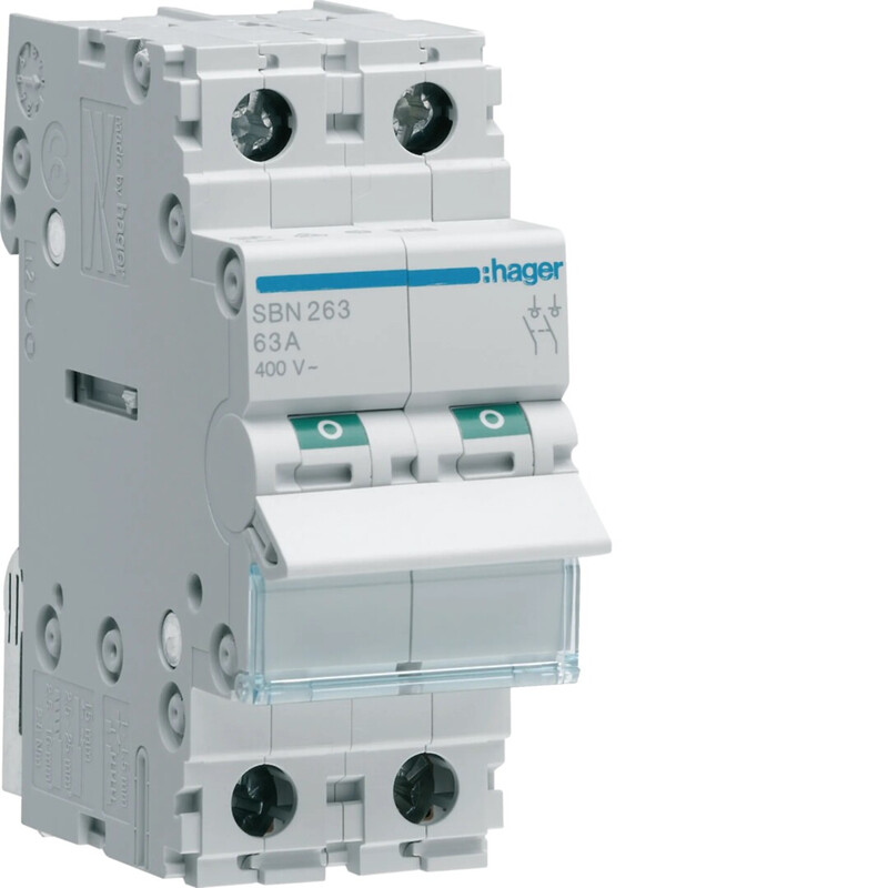 KUORMANKYTKIN VIPU HAGER SBN263 0-1 2N 63A 400VAC DIN
