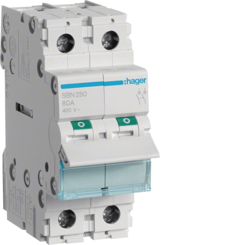 KUORMANKYTKIN VIPU HAGER SBN280 0-1 2N 80A 400VAC DIN