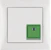 hager Cancellation button reset-pb uk white