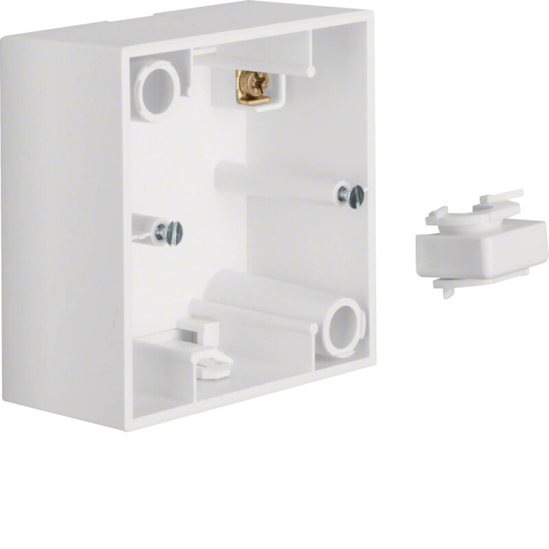 SURFACE MOUNTING BOX 1F 37MM WHITE