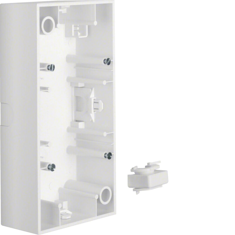SURFACE MOUNTING BOX 2F 37MM WHITE