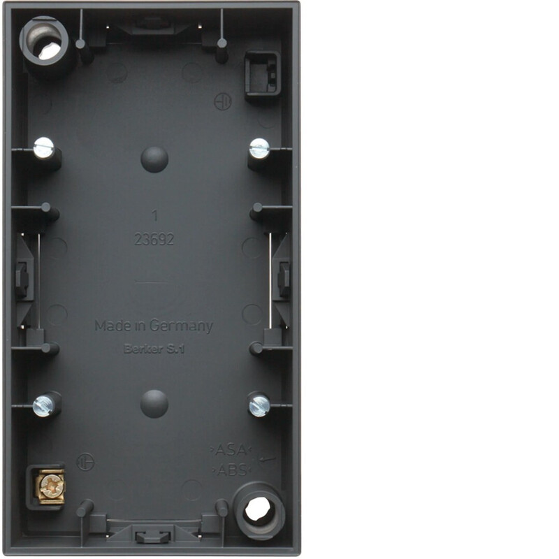 SURFACE MOUNTING BOX 2F 37MM ANT