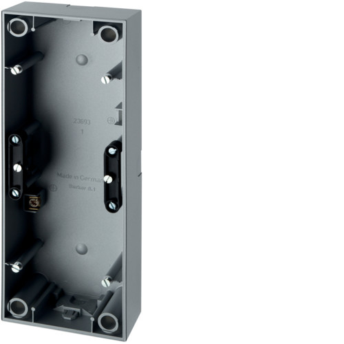 SURFACE MOUNTING BOX 3F 37MM ALU