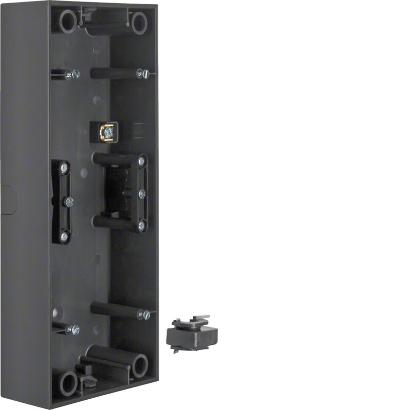 SURFACE MOUNTING BOX 3F 37MM VERTICAL ANT
