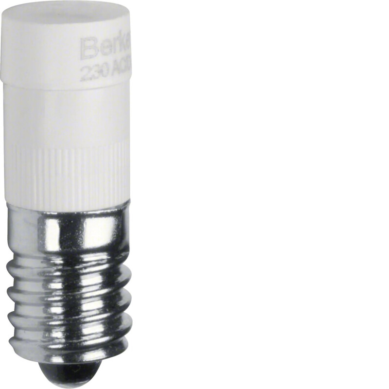 LED LAMP WHITE 230VAC 4MA E10
