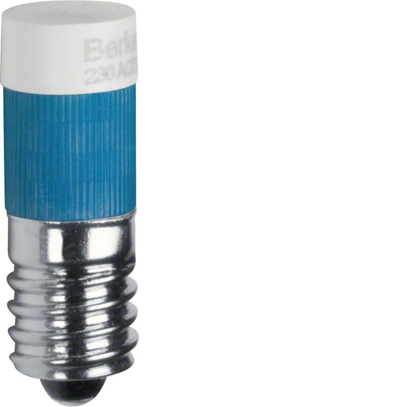LED LAMP BLUE 230VAC 4MA E10