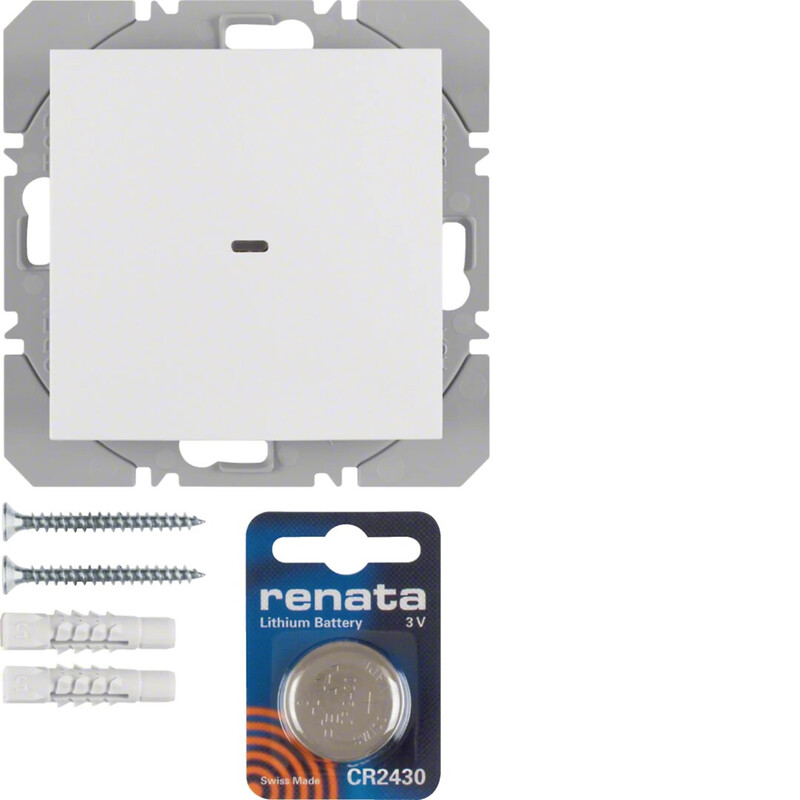 hager Painike langaton knx hager 1-os. par 3v quicklink val
