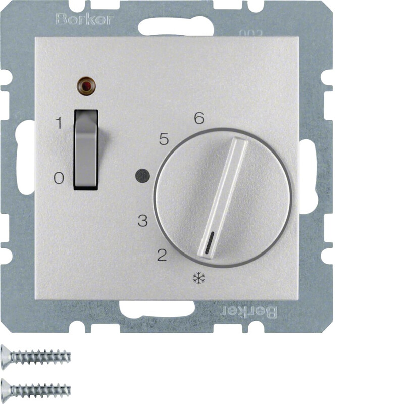 HUONETERMOSTAATTI HAGER 5/30 1A 10A 24V KYT/MV ALU